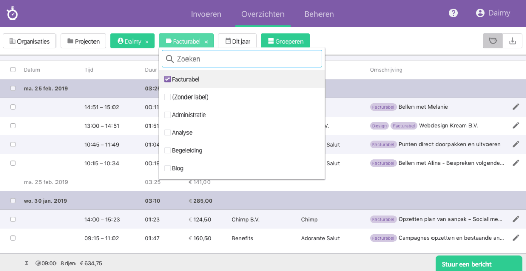 Nanda urenoverzicht - Uren bijhouden in Excel of met Nanda - overzicht Nanda urenoverzicht - Uren bijhouden in Excel of met Nanda - overzicht