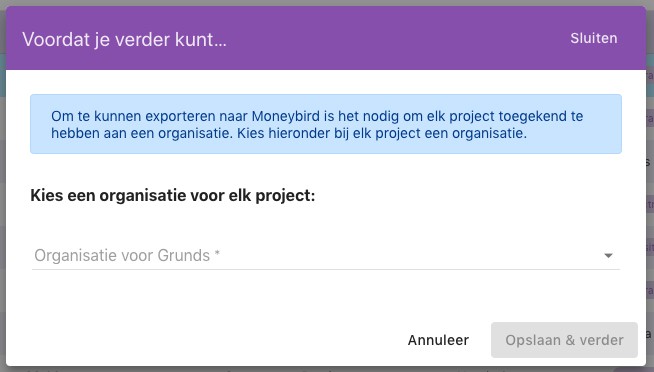 Nanda urenoverzicht - Moneybird sortering zelf kiezen - Organisatie kiezen 2 Nanda urenoverzicht - Moneybird sortering zelf kiezen - Organisatie kiezen 2