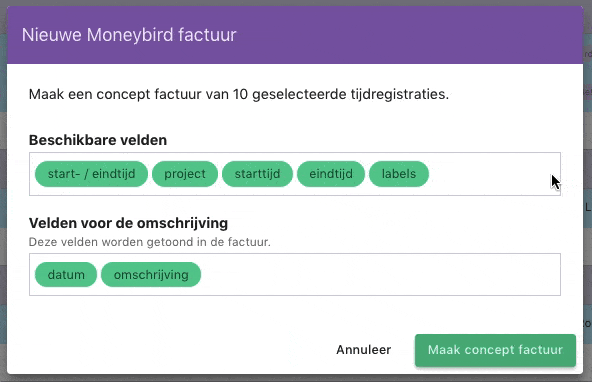 Nanda urenoverzicht - update Moneybird factuur Nanda urenoverzicht - update Moneybird factuur